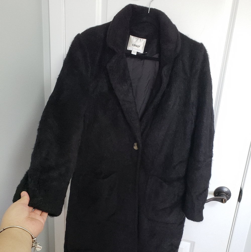 ONLY Black Claire Coat - Picture 8 of 13